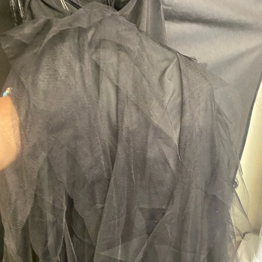 Black Ruffled Dress - Picture 4 of 7